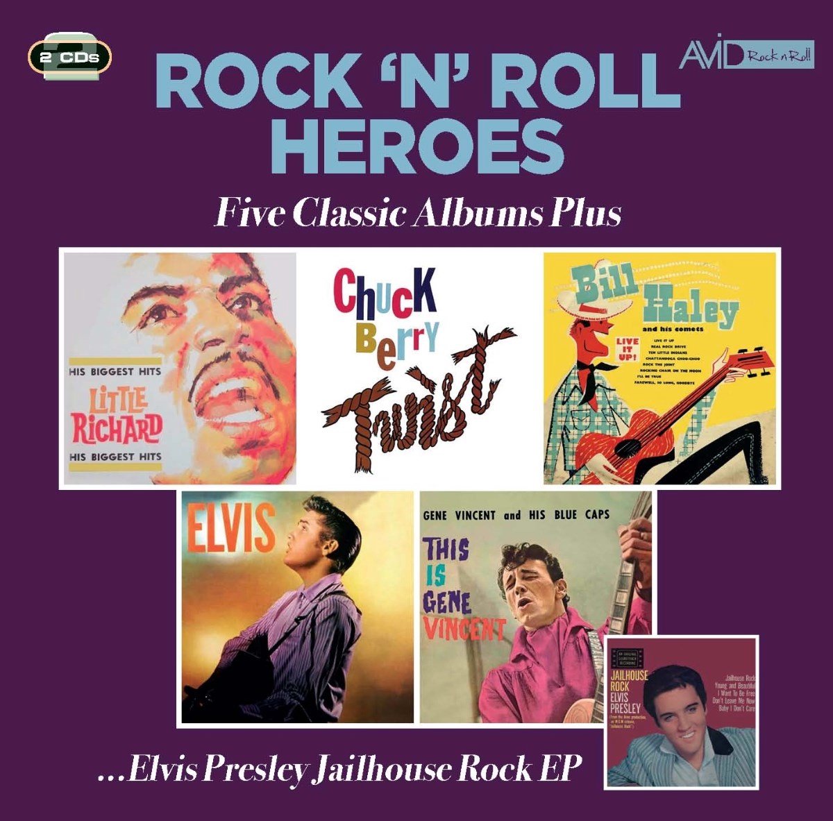 Rock 'N' Roll Heroes - Five Classic Albums Plus