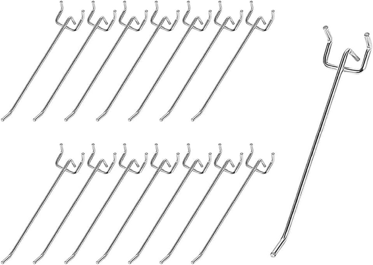 Haken, Pegboard haken, metalen wandhaken