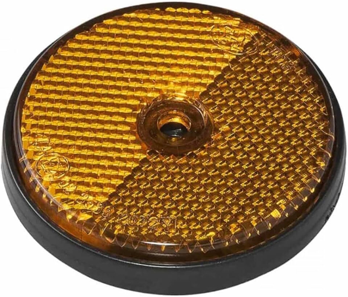 Reflector rond 60 mm oranje