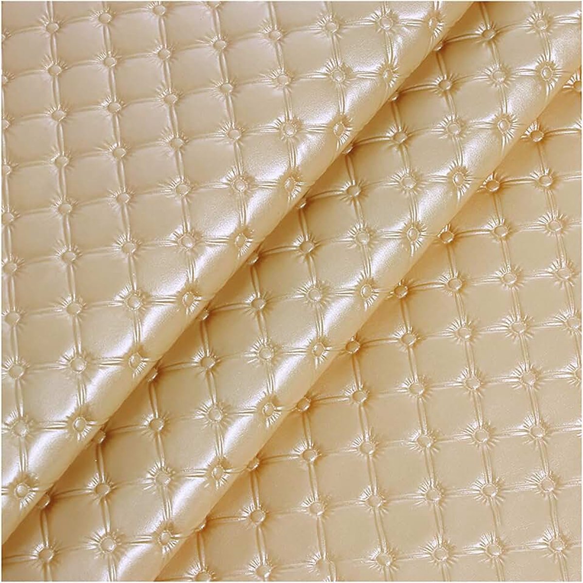 Stof Kunstleer Materiaal Bekleding Synthetisch Lederen Bladen voor Nachtkastje Harde Zak Achtergrond Muur Schuifdeur Imitatie Lederen Sofa Stof Multicolor-Licht geel 9 # 1.38x3m