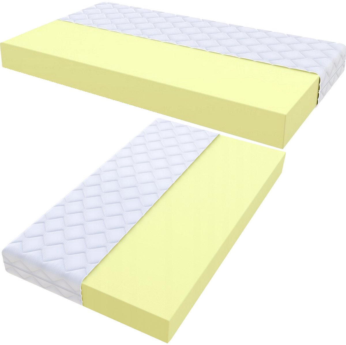 Matras 90x200cm 10cm H4 Schuimmatras Cosmo - Premium Kwaliteit