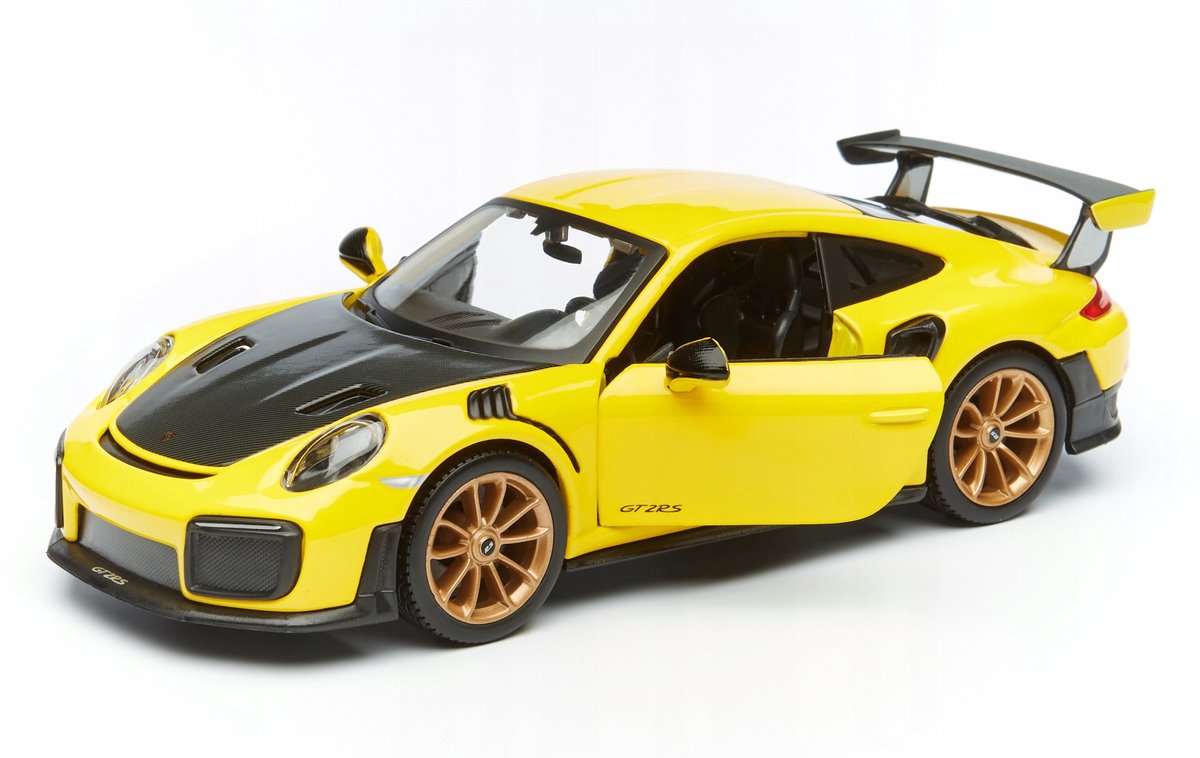 Maisto Porsche 911 GT2 RS 2018 Geel Modelauto 1:24