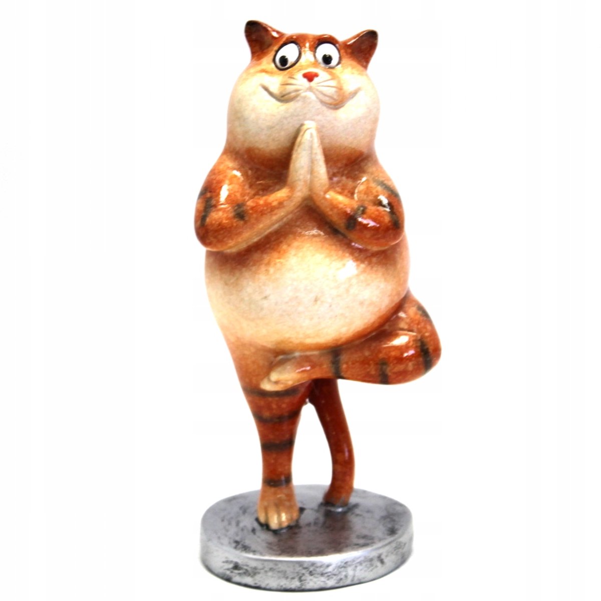 Decoratieve Kattenfiguur Yoga Holding 16cm