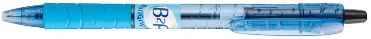 Pilot B2p Grip balpen, zwart, 0.7mm, milieuvriendelijk