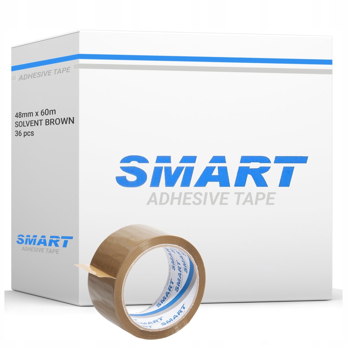 Bruine Pakkingstape 48mm x 60m - 36 Rollen - Sterke Rubberlijm