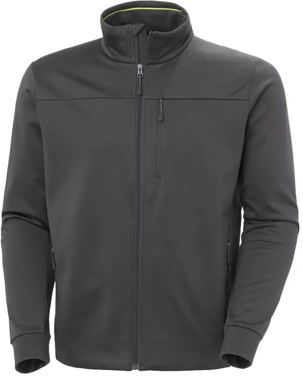 Helly Hansen Crew Fleece Met Volledige Rits Man Ebony