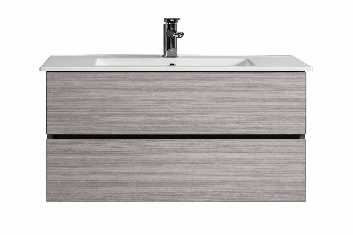 LINEA UNO - Kode 100 - Lichtgrijs - Badmeubel - - 301547