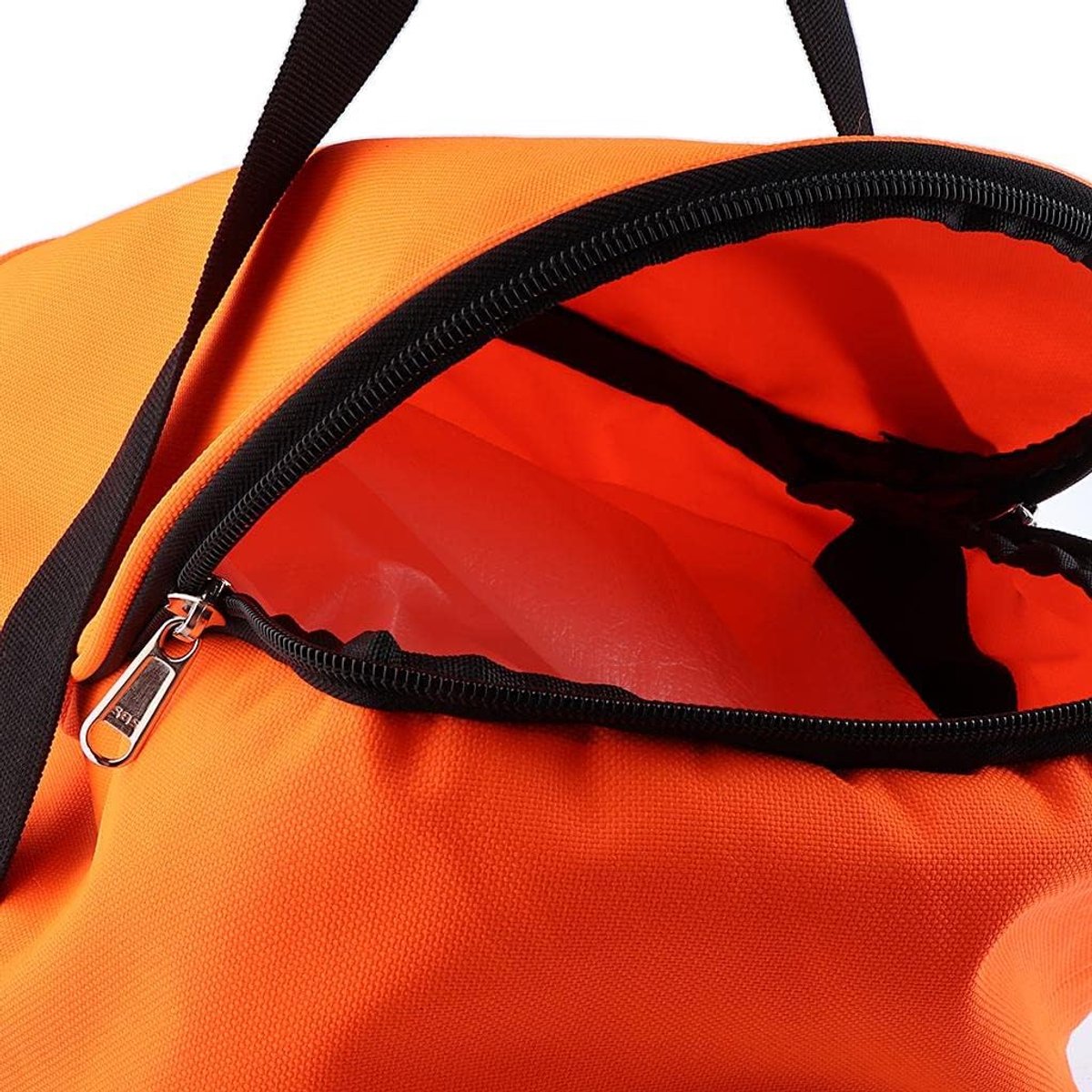 Ronde Emmer Tas - Sport Mand - Sportballen Opslag - Waterdicht en Slijtvast - 36 cm Hoog - Oranje