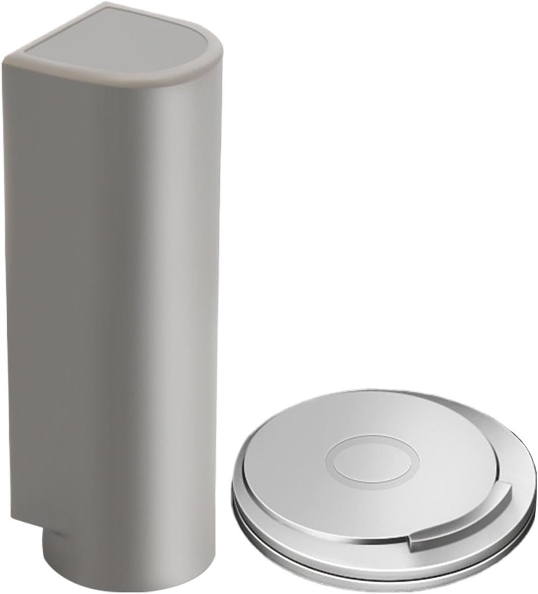 Magnetische Deurstopper - Deurhouder Muur - Deuren Open Houden - Anti-botsingsmechanisme - 8.2L x 6W x 6Th cm - Grijs