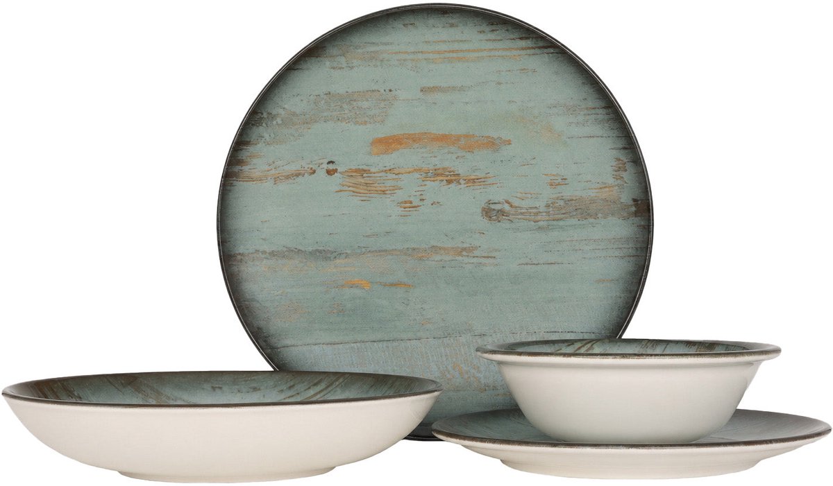 Bonna Bordenset - Madera - 24 delig - 6 persoons - Porselein