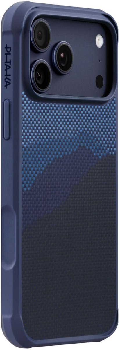 PITAKA Cairn - Hoesje Geschikt voor Apple iPhone 17 Pro Max - Compatibel met MagSafe - Aramidevezel 600D - MIL-STD-810H - Back Cover Horizon