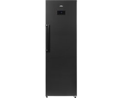 Everglades EVFR5061 - Hoge Vriezer - Dark Inox - 274 Liter - No Frost - D Klasse - 39dB - Display Op Deur - 5 Jaar Garantie