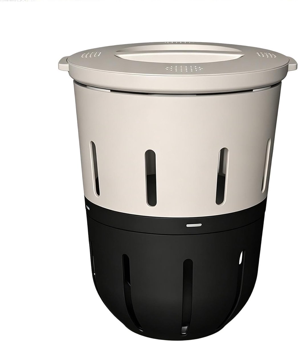 Compostbak Tuin - Compostcontainer Bodem - Bodem Verbeteren - Wortelvoedingssysteem - 33 Gallon - Zwart