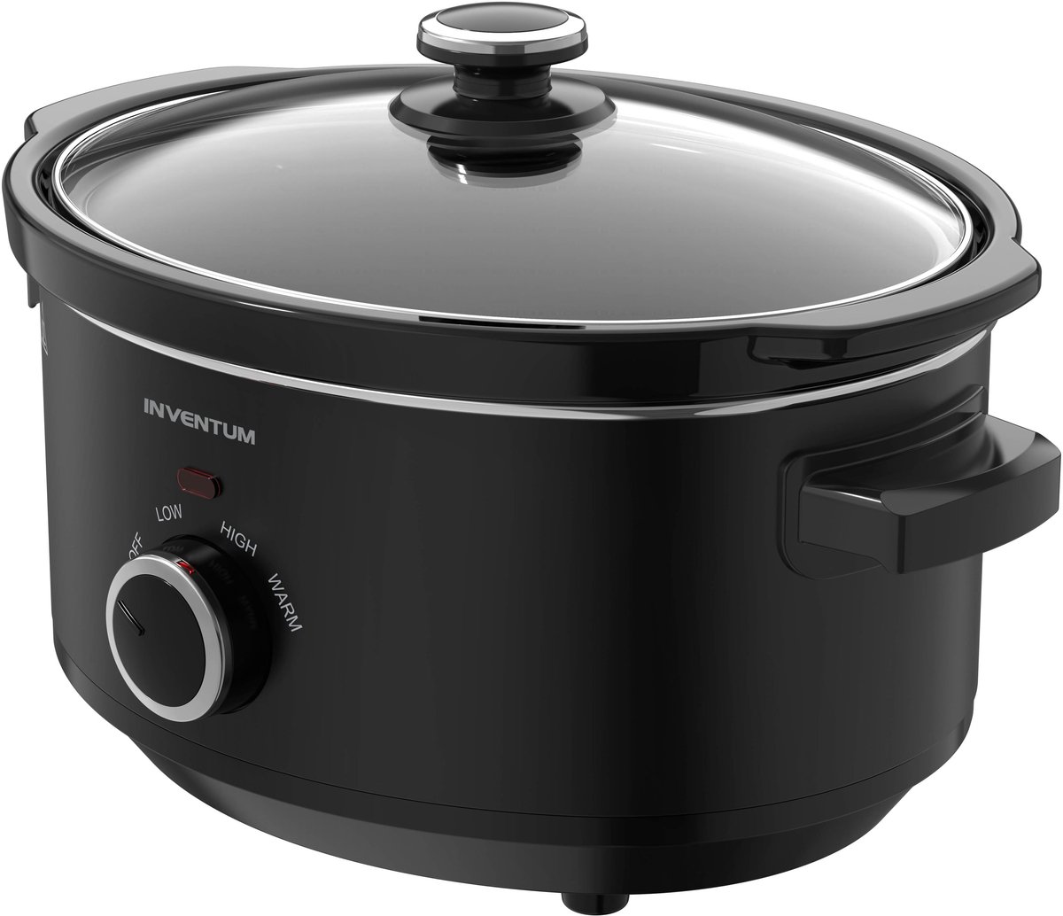 Inventum SC350B Slowcooker - 3,5 L - Warmhoudfunctie - Keramische Binnenpan - PFAS-vrij - Zwart – foto 8