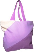 Sac de plage avec fermeture éclair de NoMorePlastic - Lilas Lilas - Collection Printemps Été - Durable - Linge de lit recyclé