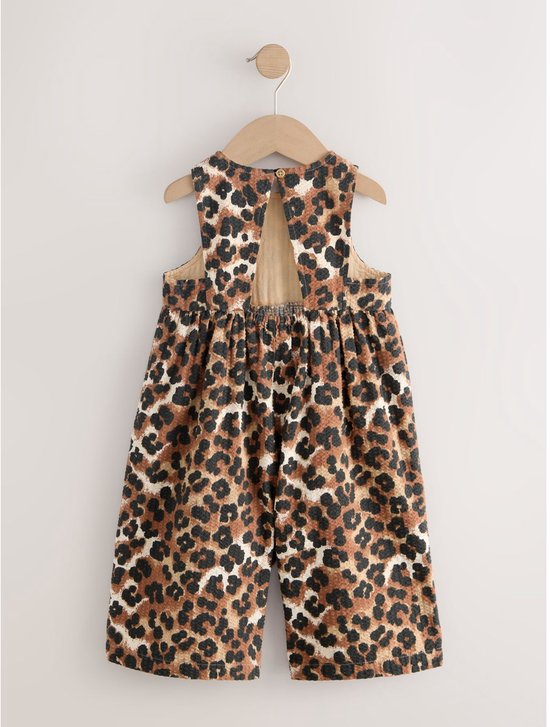 Next - Meisjes - Mouwloze playsuit - Dierenprint