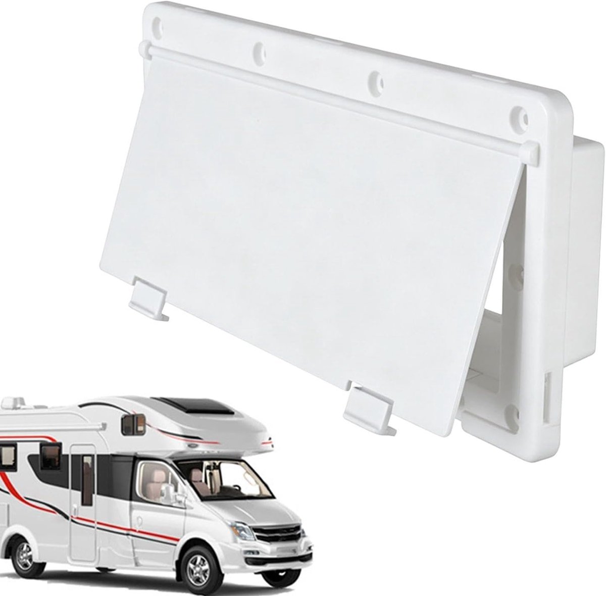 Camper Uitlaatrooster Afdekking - Ventilatiekap Cover - Frisse Lucht Uitwisseling - Weerbestendige Bescherming - 36 x 18 x 8 cm