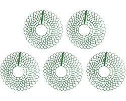 Aardbeienplantensteun - Groeiondersteuning Fruitkooi - Fruit Beschermen - Voorkomt Vocht en Vliegen - 5 sets - Groen