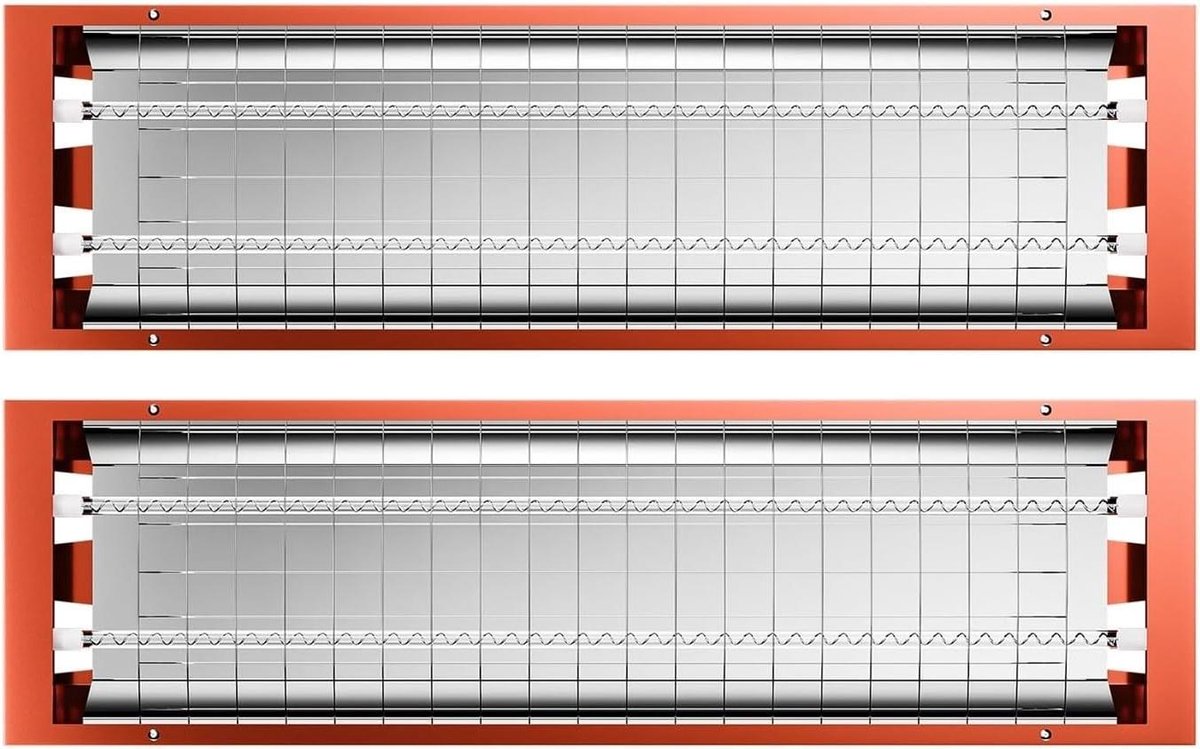 Infrarood Verf Droger - Warmtelamp Lakdroger - Verf Drogen - Kortegolf Infrarood - 1 m 3 - Rood