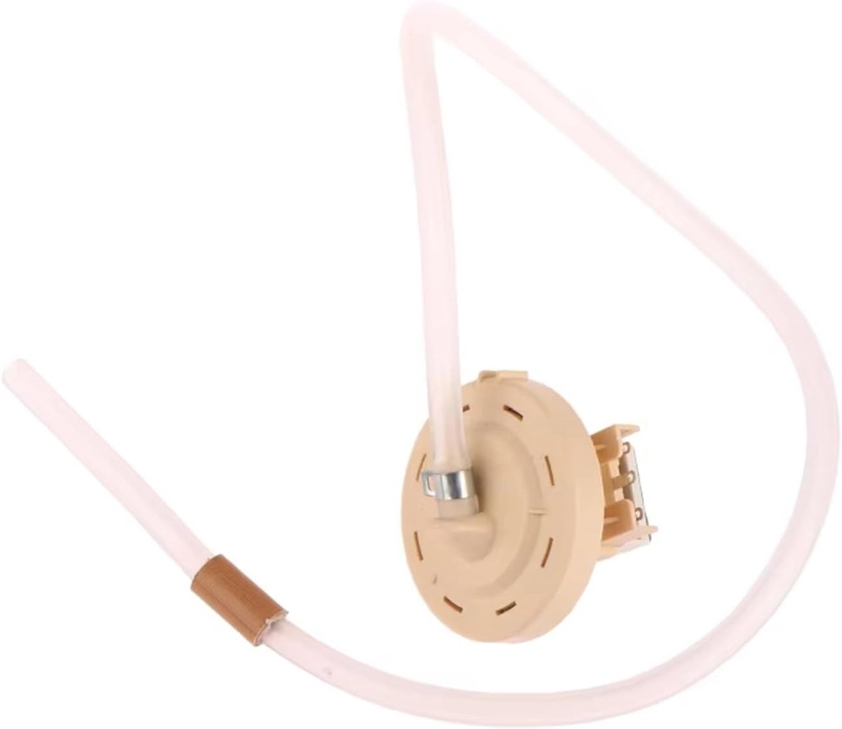 Wasmachine Waterniveau Sensor Drukschakelaar Wasmachine Reparatie Nauwkeurige Watermeting Standaard Maat Wit