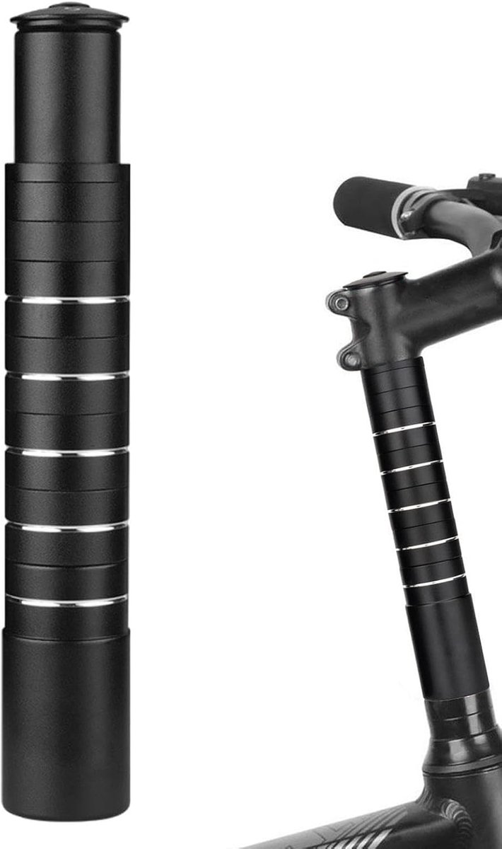 Fietsstuurverhoger - Stuurverhoging Versteller - Comfortabeler Fietsen - Verstelbare Rijhoogte - 286 mm - Aluminium