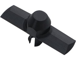 Meststrooier Roerwerk - Vervangende Roermachine - Gelijkmatige Verdeling - Minder Verstopping - 10 x 5 x 3 cm - Zwart