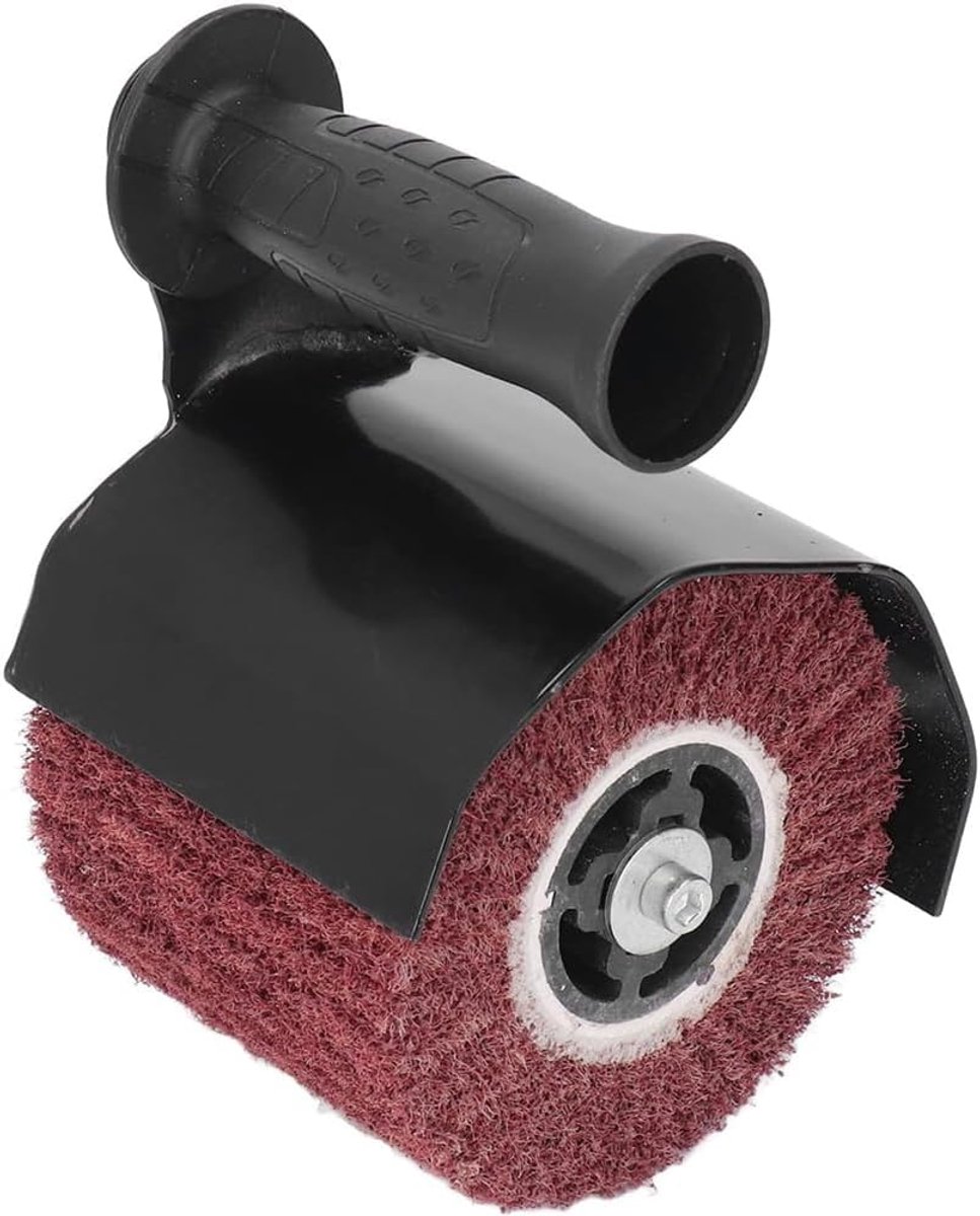 Elektrische Trommel Schuurmachine - Polijstmachine Accessoire - Metaal Oppervlak Behandelen - Inclusief M10 en M14 - 5/8"-11 - Grijs