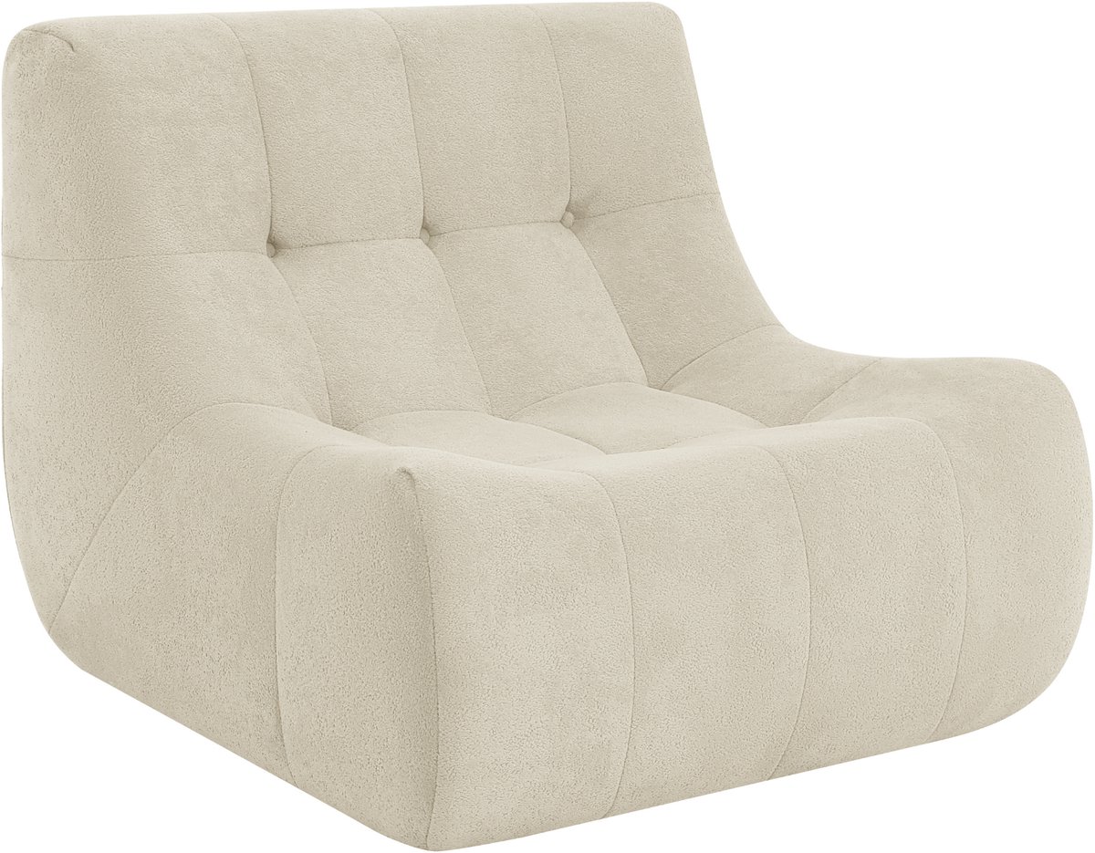 Fauteuil Rave Bouclé Beige