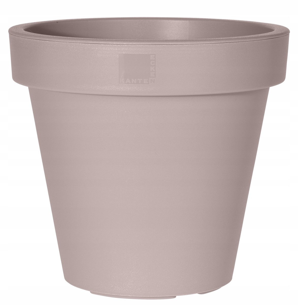 Koopman - Ronde Plastic Planter - Pastel Beige - 80 cm - Weerbestendig