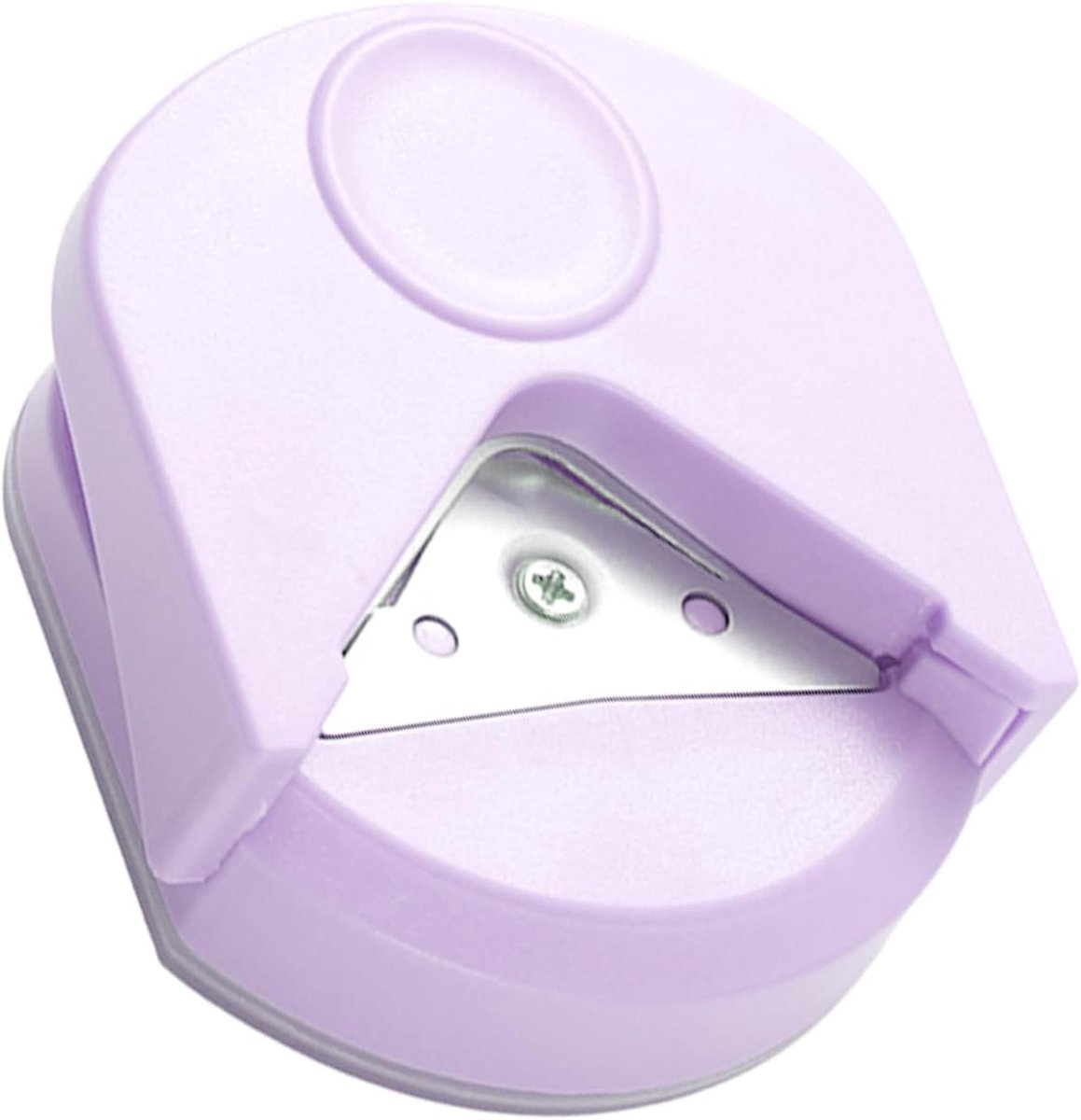 Hoekpons - Papier afronder - Knutselen kaarten - Ingebouwde afvalbak - 4mm radius - Paars