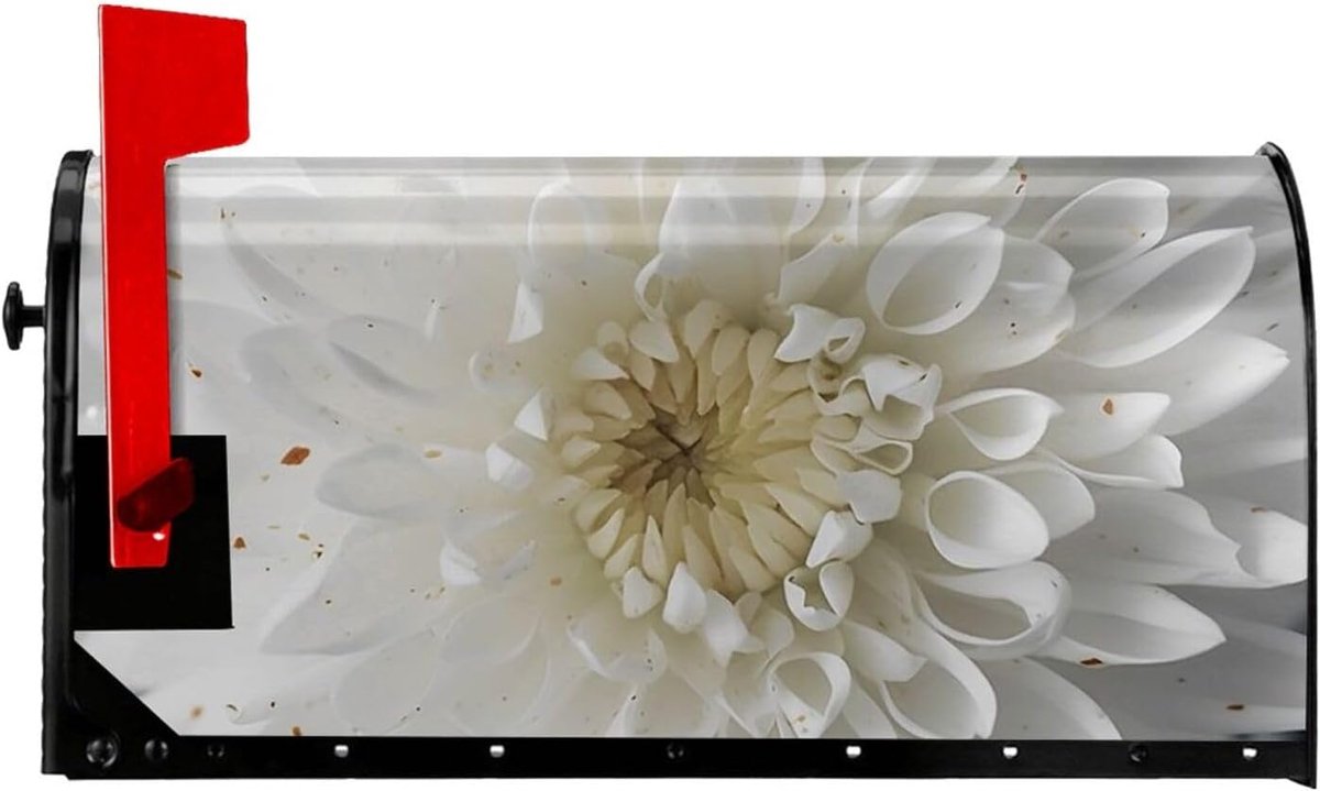 Brievenbus Cover - Post Decoratie - Buiten Versieren - Magnetische Bevestiging - 21x18 Inch - Wit