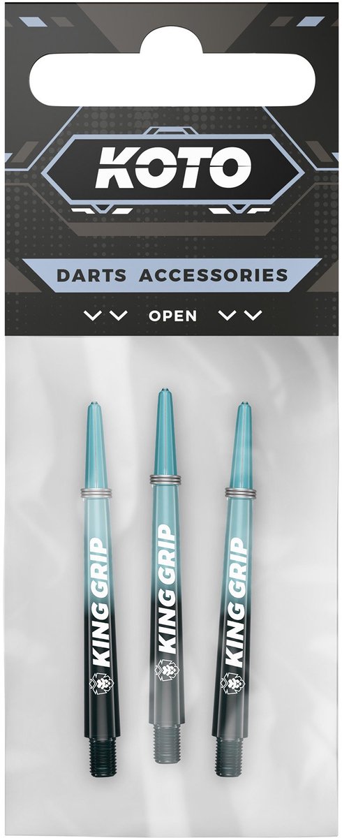 KOTO King Grip Colors Blue Black - Dart Shafts van KOTO — afbeelding 3