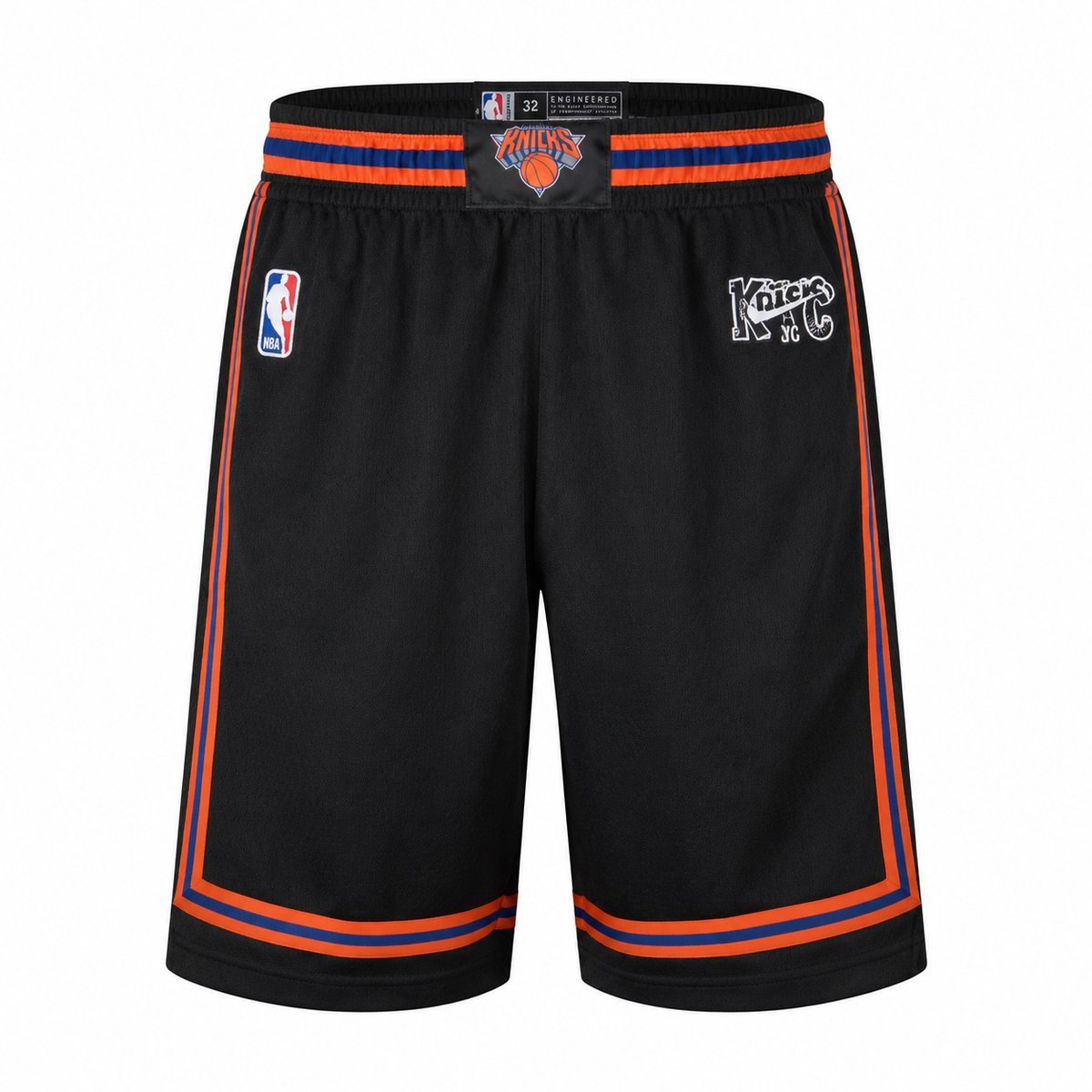 Nike NBA New York Knicks City Edition 2021-2022 Dri-FIT Swingman Shorts Basketbalshort – / NBA Training Zwart