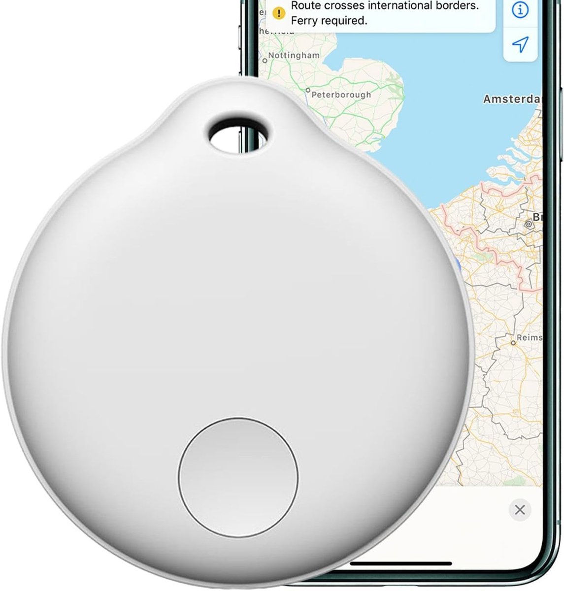 Draadloze Tracker - Zoeker Sleutels - Spullen Terugvinden - Tweeweg Zoekfunctie - 4.5 cm - Groen