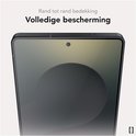 Rand tot rand dekking voor volledige bescherming van het telefoonscherm.