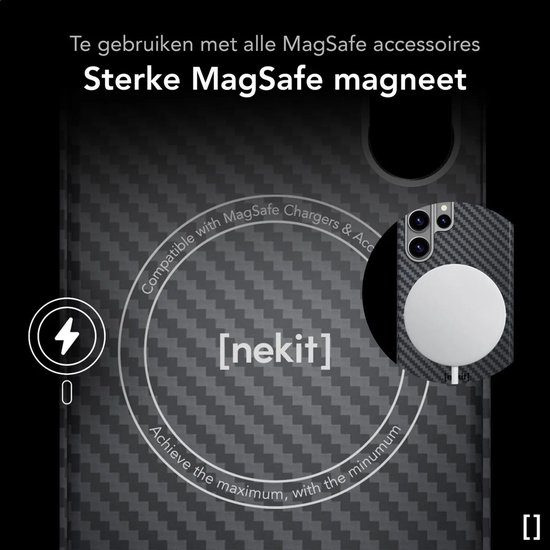 Compatibel met MagSafe accessoires, sterke MagSafe magneet.