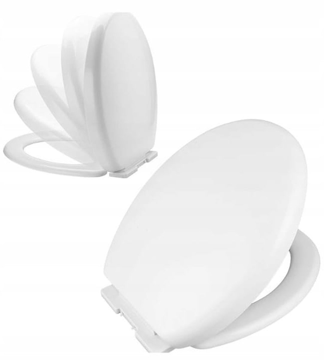 Galicja - Wc-bril Set - Wit - 43,5x37x5,8 cm - Zacht Sluitend