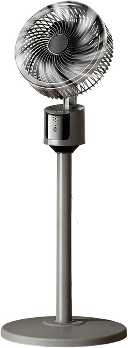 Staande Ventilator - Vloerventilator Krachtig - Ruimte Koelen - Ultra Stil 30dB - 80 x 30 cm - Grijs