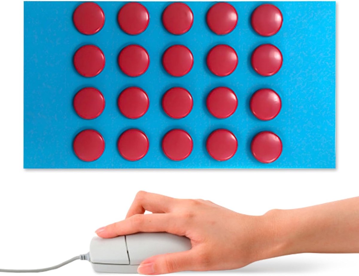 Muis Bodem Stickers - Glide Stickers - Verbeterde Muis Controle - Soepel Glijden - 20 stuks - Wit