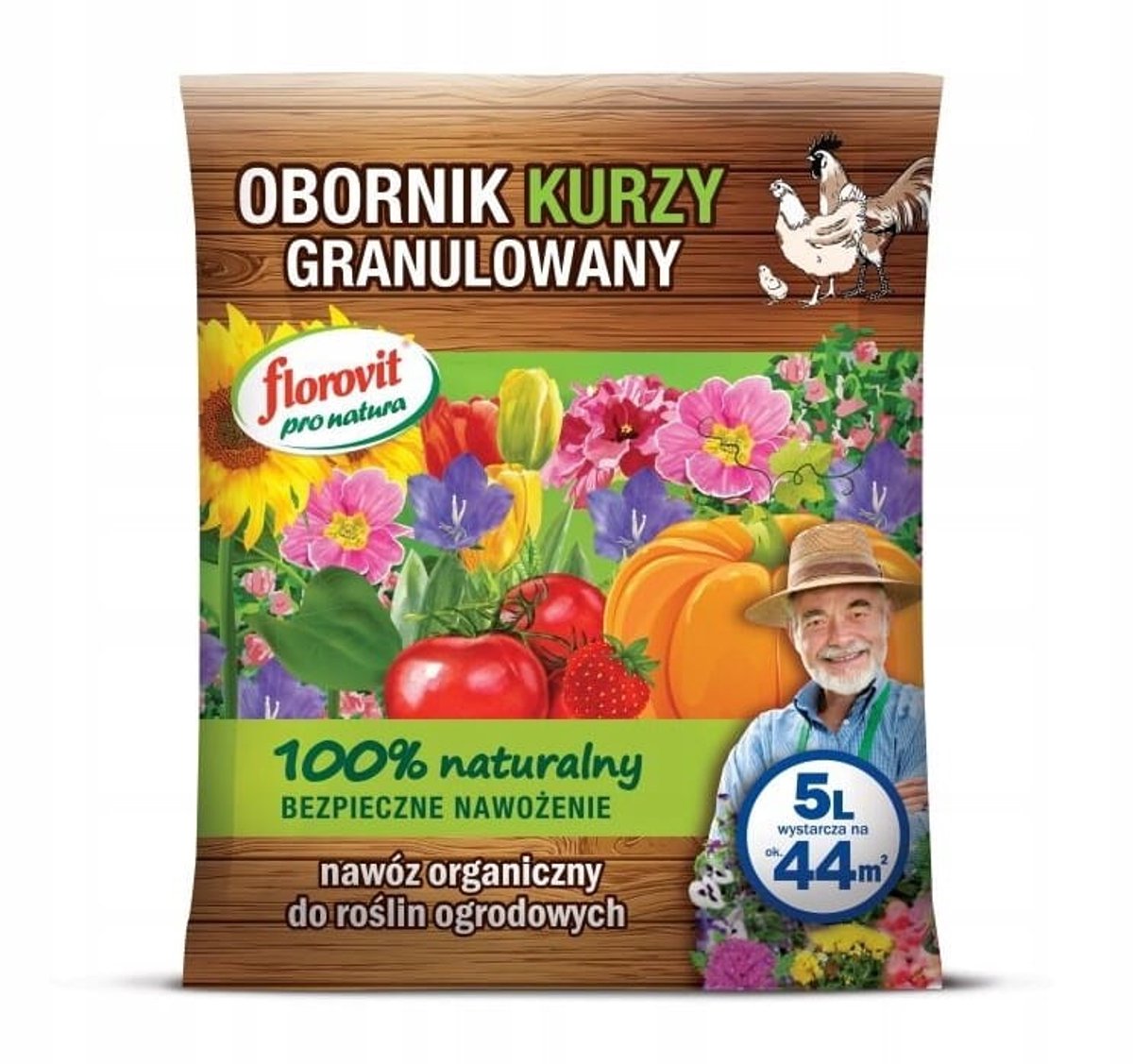 Florovit Kurzak Serie - Granulair Organische Meststof - 5L - Natuurlijke Kippenmest - Veilig voor Planten