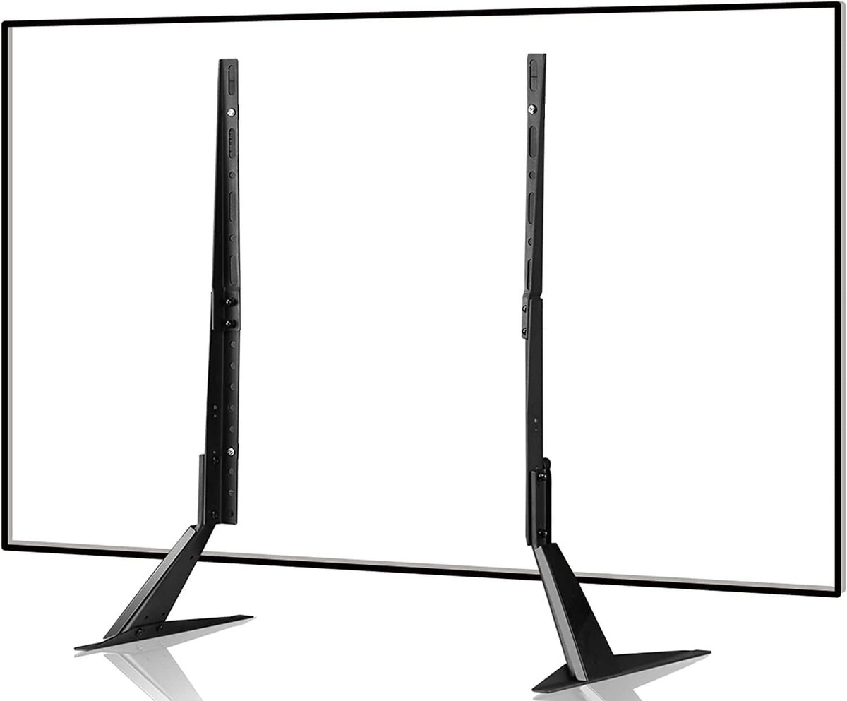 Thijox - Universele TV-standaard 65 inch - Metalen TV-poten voor 20-65 inch LCD/LED/OLED/Plasma - Hoogteaanpassing VESA 75x75mm tot 800x400mm - Max 50