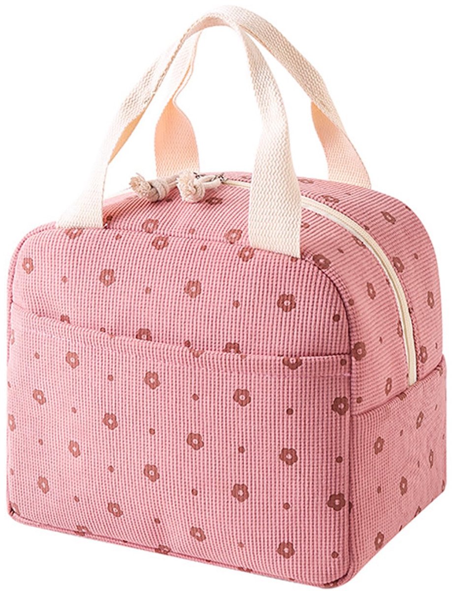 Dailygoods- Lunchtas Geïsoleerd - Dames Koeltas - Grote Capaciteit - Draagtas - Thermische - Lekvrij - 26 x 21 x 18 cm