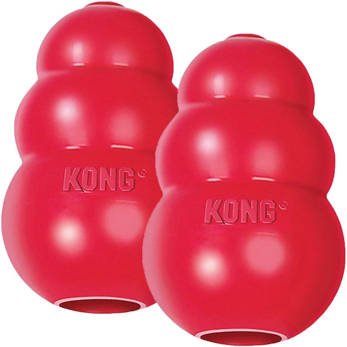 Hondenspeelgoed - Speelgoed voor Honden Groot Rood 2 Pack