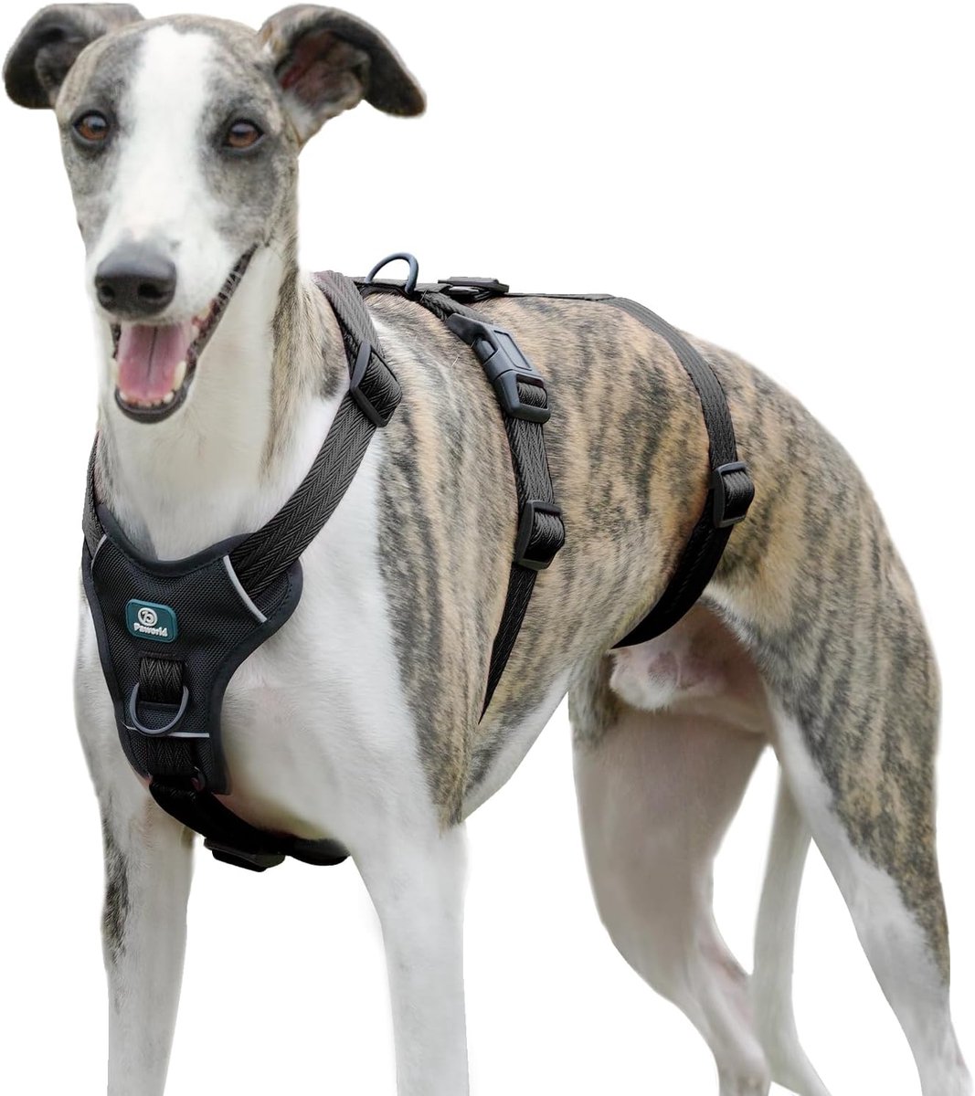 SnelShoppen - Escape Proof Hondenharnas M - Anti-Pull Vest voor Grote Honden - Verstelbaar, Duurzaam, Ademend, Zwart - Ideaal voor Buiten, Wandelen en