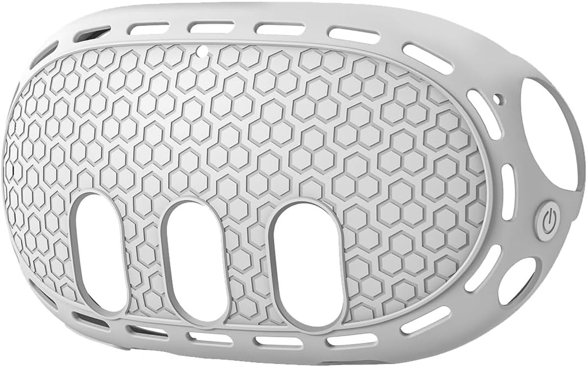 Thijox - VR-headset Beschermhoes Siliconen - Schokbestendig en Ventilatie voor Quest 3 - Lichtgewicht Grijs - Effectieve Warmteafvoer - Perfect voor G