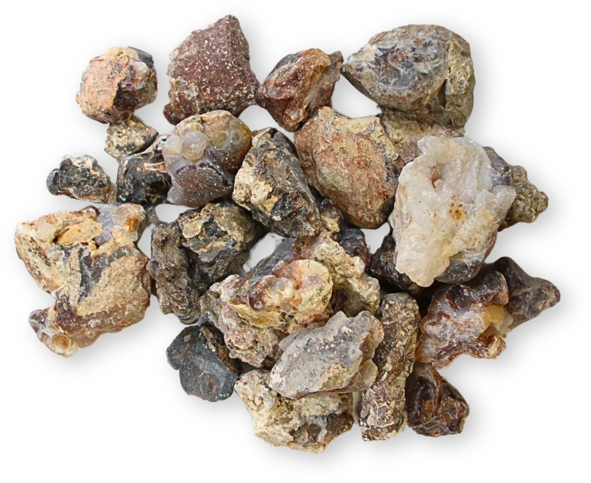 Agaat turritella 500 gr. ruwe brokjes
