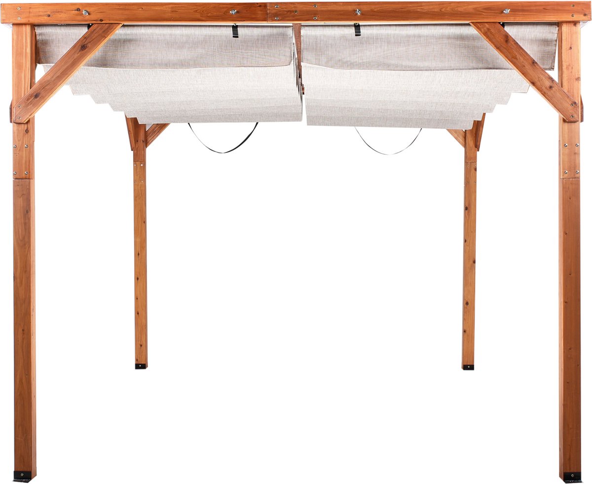 VILLAROSA - Prieel - Beige - Dennenhout