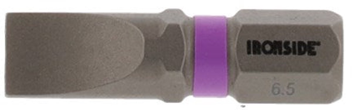 IRONSIDE BITS 1/4 25MM SSL6,5-S2- 10 ST