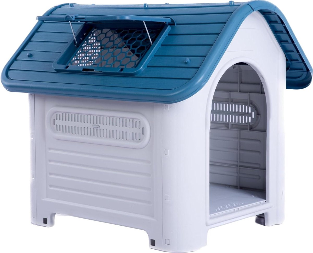 Hondenhok - Huisdierverblijf - Beschutting Hond - Schuifdak - 87 x 72 x 75 cm - Niet gespecificeerd