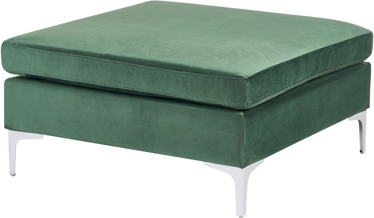 EVJA - Ottomaan - Groen - Fluweel